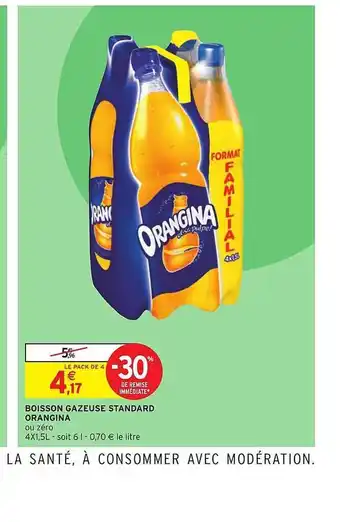 Intermarché Boisson gazeuse standard orangina offre