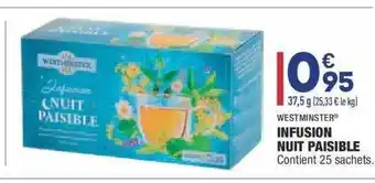 ALDI Infusion Nuit Paisible Westminster offre