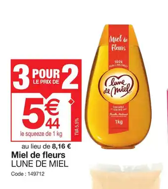 Promocash Miel de Fleurs offre