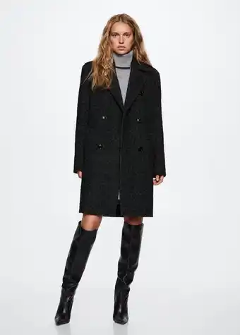 Manteau croisé revers