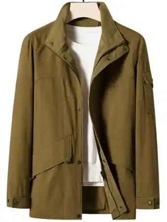 SheIn Homme manteau poche à rabat sans sweat-shirt offre