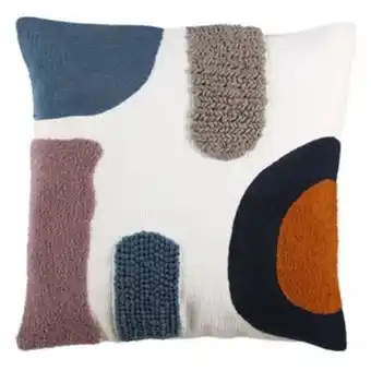 Coussin carré multicolore strip 50 x 50 cm