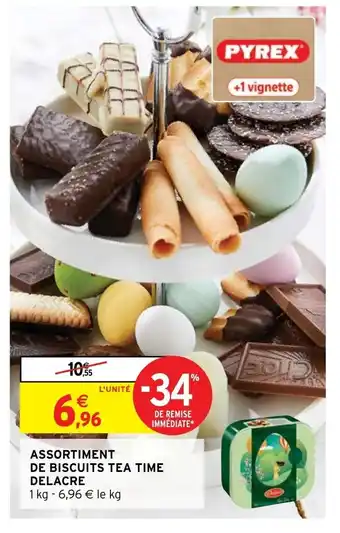 Intermarché Assortiment De Biscuits Tea time Delacre offre