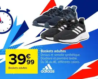Baskets adultes