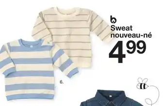 Sweat nouveau-né
