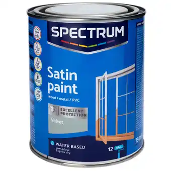 Action Spectrum laque acrylique satinée spectrum offre