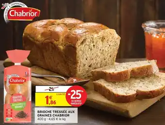 Intermarché Brioche Tressée Aux Graines Chabrior offre
