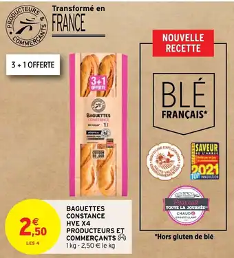 Intermarché Baguettes constance Hve X4 offre