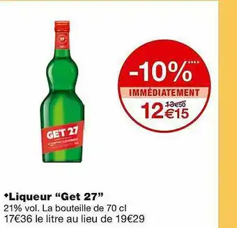 Monoprix Liqueur offre