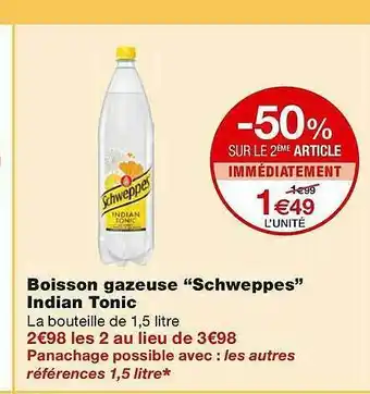 Monoprix Boisson Gazeuse offre