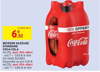 Intermarché Boisson Gazeuse Standard Coca-Cola offre