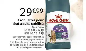 VillaVerde Croquettes Pour Chat Adulte Stérilisé offre