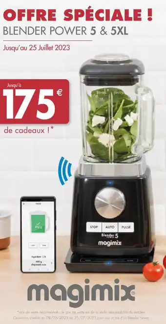 OFFRE SPÉCIALE ! BLENDER POWER 5 & 5XL