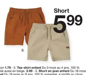 Zeeman Short offre