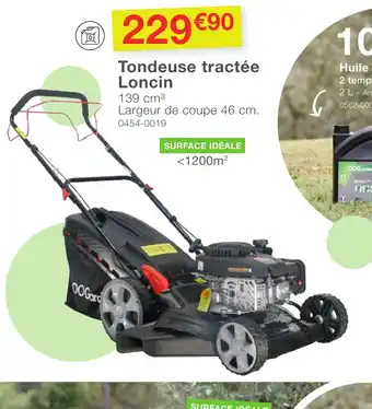 Oogarden Tondeuse tractée Loncin offre