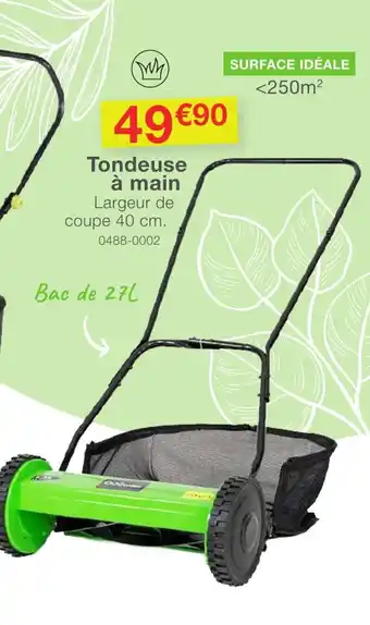 Oogarden Tondeuse à main Largeur de coupe 40 cm. 0488-0002 offre