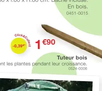 Oogarden Tuteur bois offre