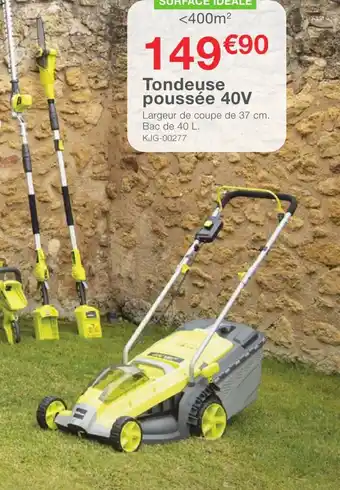 Oogarden Tondeuse poussée 40V offre