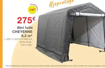 Oogarden Abri toile CHEYENNE offre