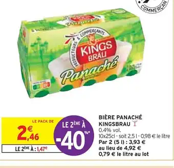 BIÈRE PANACHÉ KINGSBRAU