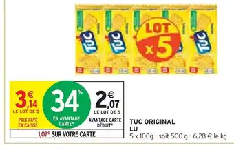 Intermarché TUC ORIGINAL offre