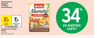 Intermarché ALLUMETTES FUMÉES HERTA offre