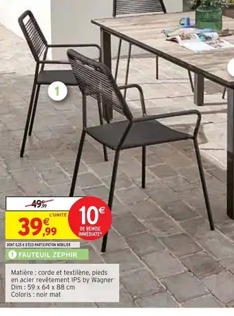FAUTEUIL ZEPHIR