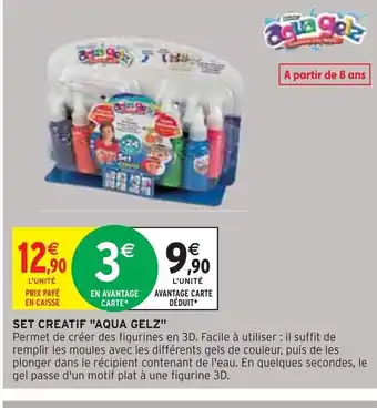 Intermarché SET CREATIF "AQUA GELZ" offre