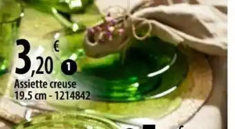 Assiette creuse 19.5 cm - 1214842