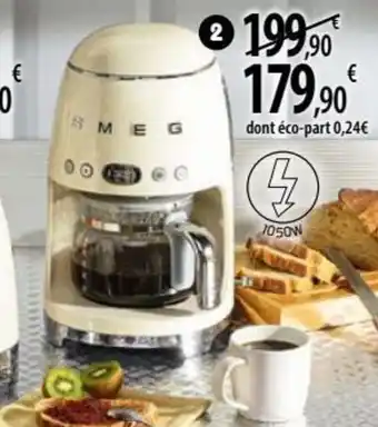 Cuisine Plaisir 1. Cafetière filtre 10 tasses programmable - Réf. DCF02CREU - A1142265 offre