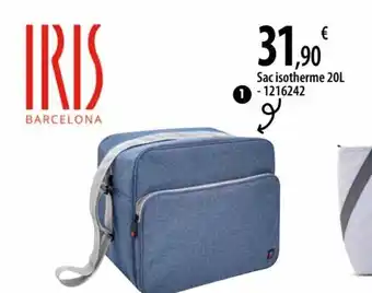 Cuisine Plaisir Sac isotherme 20L 1-1216242 offre