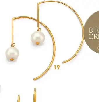 E.Leclerc Bijoux 19. boucles perle de culture, or jaune offre