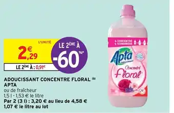Adoucissant Concentre Floral Apta