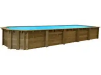 E.Leclerc Brico Piscine bois en kit lima - 11.03 x 3.70 x 1.44 m offre