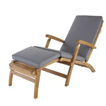 Matelas pour chaise longue gris