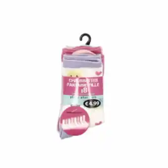 Chaussettes x8 fantaisie