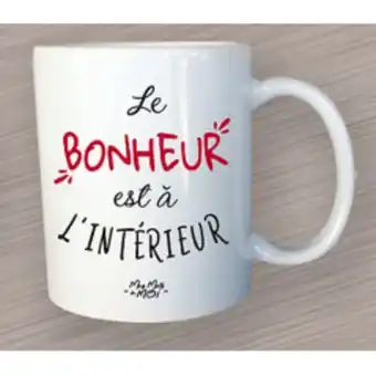 b&m Mug bonheur offre