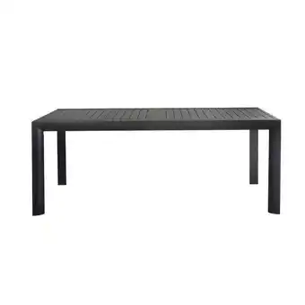 Maisons du Monde Table de jardin extensible en aluminium gris anthracite 8/14 personnes offre