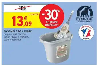Intermarché Elephant ensemble de lavage offre