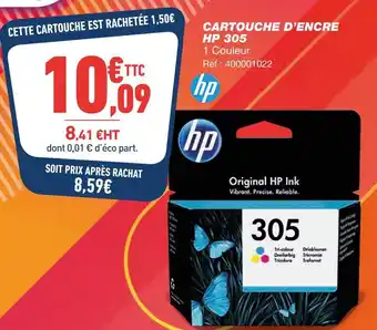 Bureau Vallée Hp cartouche d’encre 305 offre