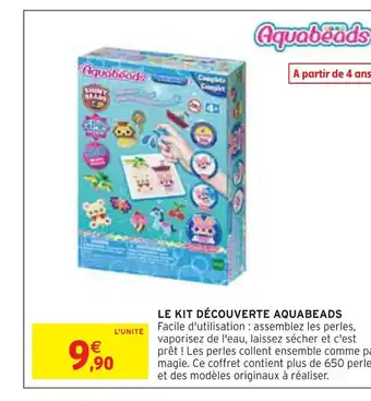 Intermarché Aquabeads le kit découverte offre