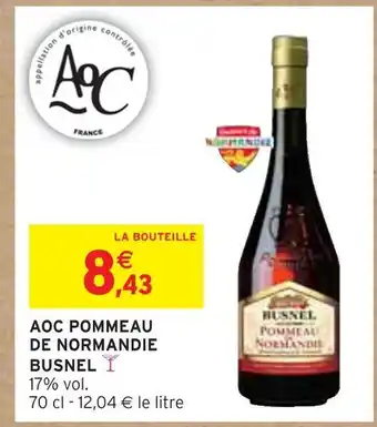 Aoc pommeau de normandie busnel