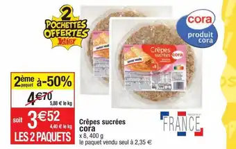 Cora Crêpes cora offre