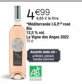 Cora x Carrefour Vin rosé offre
