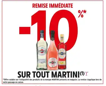 Intermarché Martini remise immédiate -10% sur tout martini offre