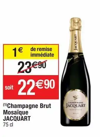 Cora x Carrefour Champagne brut offre