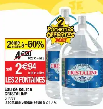 Cora x Carrefour Eau offre