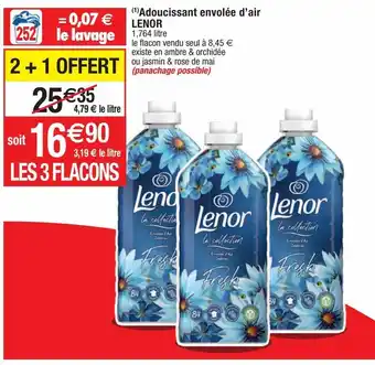 Cora x Carrefour Adoucissant lenor offre
