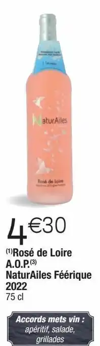 Cora x Carrefour Vin rosé offre