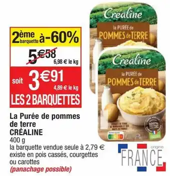 Cora x Carrefour Purée de pommes de terre offre